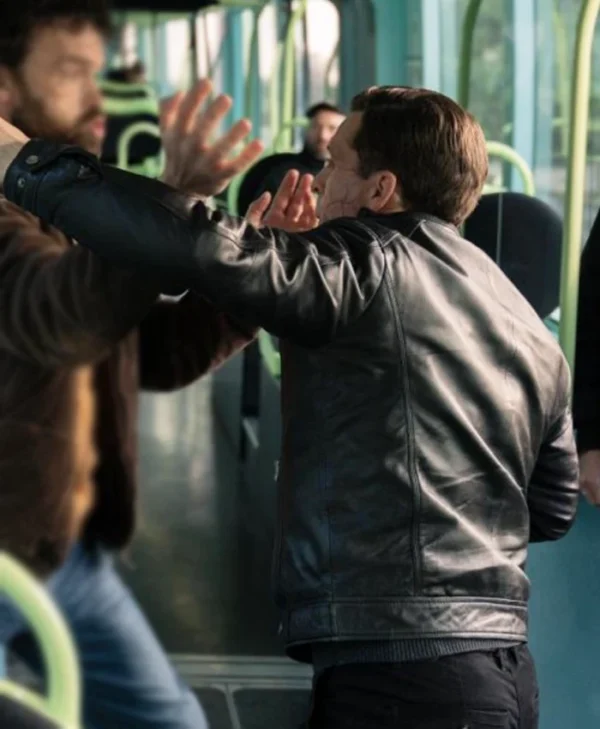 Last Bullet 2025 Quentin D'Hainaut Black Leather Jacket