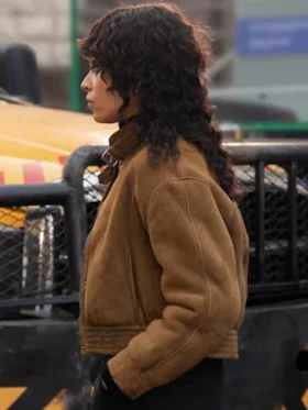 Last Bullet 2025 Stéfi Celma Brown Jacket