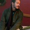 Law And Order S24 Kevin Kane Green Quilted Jacket