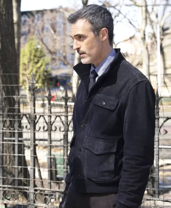 Law And Order S24 Reid Scott Blue Jacket