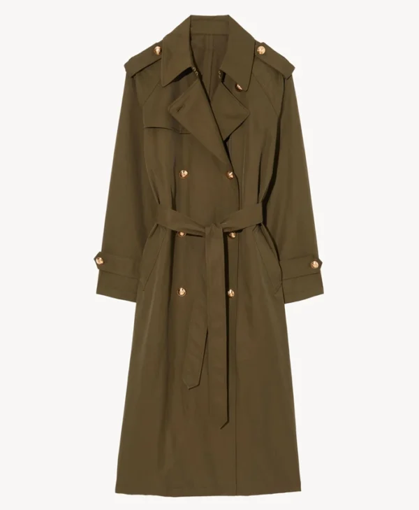 Law and Order Organized Crime S05 Ayanna Bell Green Coat