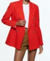 Law and Order Organized Crime S05 Ayanna Bell Red Blazer