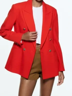 Law and Order Organized Crime S05 Ayanna Bell Red Blazer