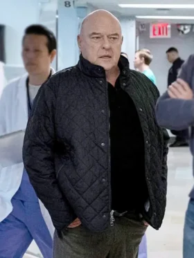 Law and Order Organized Crime S05 Dean Norris Quilted Jacket