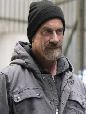 Law and Order Organized Crime S05 Elliot Stabler Grey Jacket