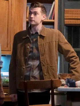 Law and Order Organized Crime S05 Nicky Torchia Brown Jacket