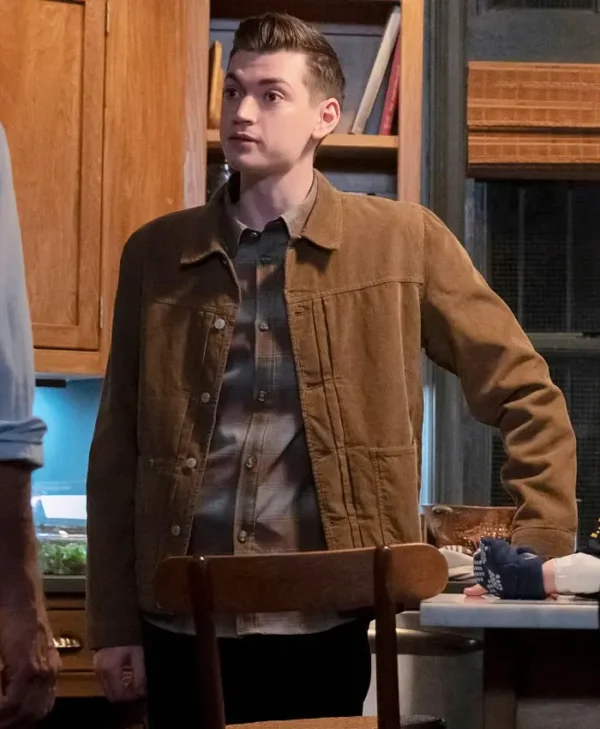 Law and Order Organized Crime S05 Nicky Torchia Brown Jacket