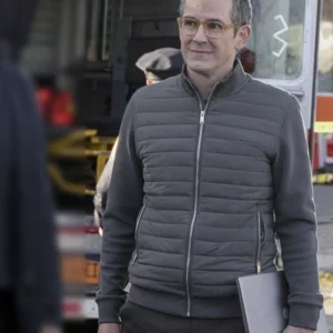 Law and Order Organized Crime S05 Tate Ellington Grey Jacket