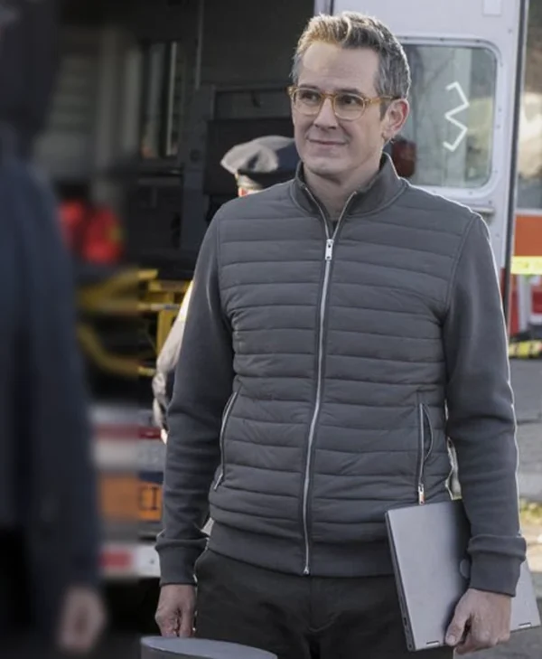 Law and Order Organized Crime S05 Tate Ellington Grey Jacket