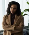 Law and Order SVU S26 Aimé Donna Kelly Wool Coat