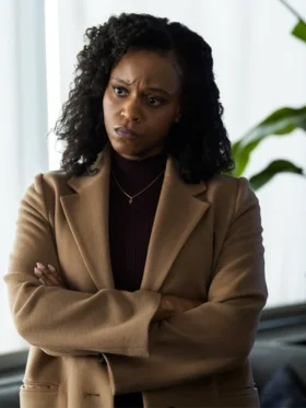 Law and Order SVU S26 Aimé Donna Kelly Wool Coat