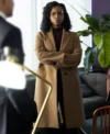 Law and Order SVU S26 Aimé Donna Kelly Brown Wool Coat