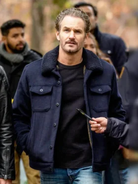 Law and Order SVU S26 Kevin Kane Blue Jacket Side