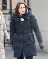 Law and Order SVU S26 Mariska Hargitay Black Coat
