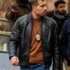 Law and Order SVU S26 Octavio Pisano Black Leather Jacket