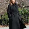 Law and Order SVU S26 Olivia Benson Black Wool Coat