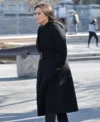 Law and Order SVU S26 Olivia Benson Black Wool Belted Coat