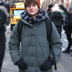 Law and Order SVU S26 Ryan Buggle Puffer Coat Side