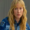 Leverage Redemption S03 Beth Riesgraf Denim Jacket