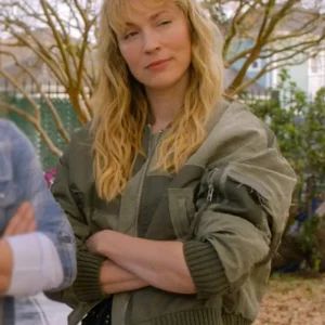 Leverage Redemption S03 Beth Riesgraf Bomber Jacket Side