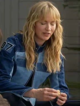 Leverage Redemption S03 Beth Riesgraf Blue Denim Jacket