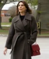 Leverage Redemption S03 Sophie Devereaux Green Wool Coat