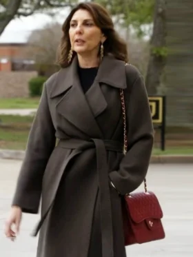 Leverage Redemption S03 Sophie Devereaux Green Wool Coat