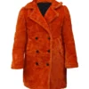 Lisa Kudrow Friends S05 Phoebe Buffay Orange Coat