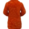 Lisa Kudrow Friends S05 Phoebe Buffay Orange Coat Back