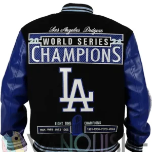 Los Angeles Dodgers Championship Bomber Jacket back
