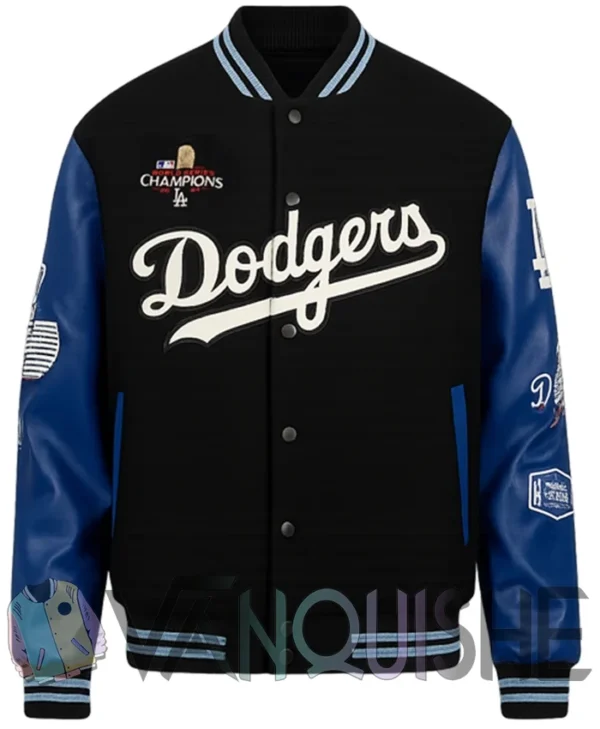 Los Angeles Dodgers Championship Bomber Jacket front