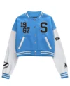 Love Me Hate Me Stegaro Varsity Bloom Jacket