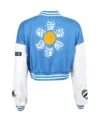 Love Me Hate Me Stegaro Varsity Bloom Jacket Back