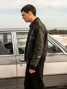 Malditos S01 Pablo Cobo Black Leather Jacket