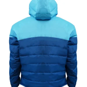 Matildas 2023 Blue Puffer Jacket Back