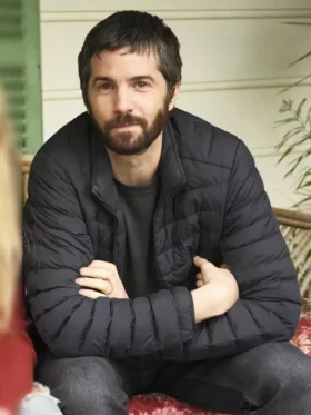 Mix Tape S01 Jim Sturgess Black Puffer Jacket