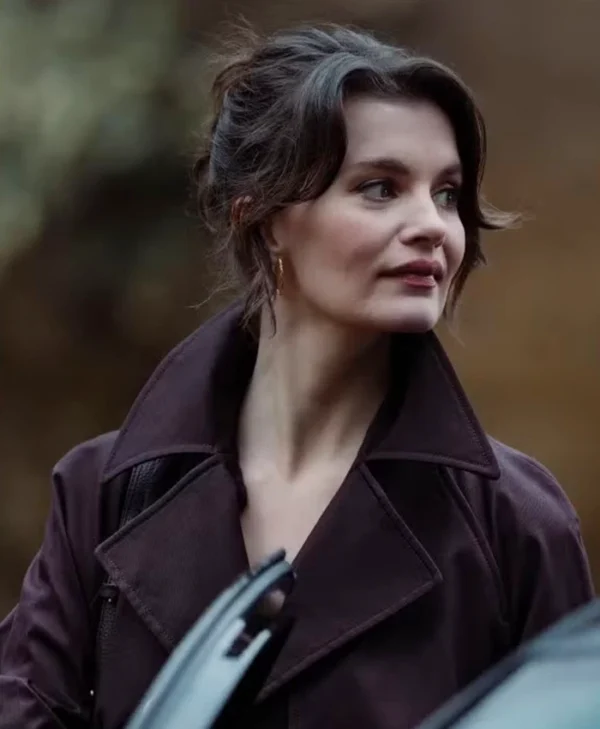 MobLand S01 Emily Barber Trench Coat Side
