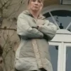 MobLand S01 Joanne Froggatt Hooded Coat Back