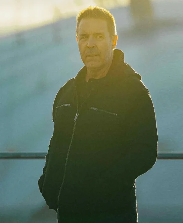 MobLand S01 Kevin Harrigan Black Hooded Jacket Side