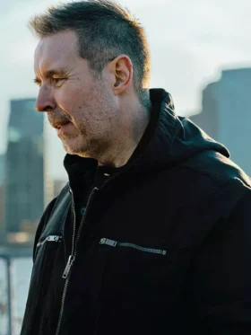 MobLand S01 Kevin Harrigan Black Hooded Jacket