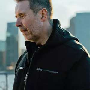 MobLand S01 Kevin Harrigan Black Hooded Jacket