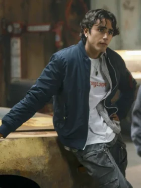 Motorheads S01 Michael Cimino Blue Bomber Jacket