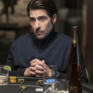 Mountainhead 2025 Jason Schwartzman Blue Jacket