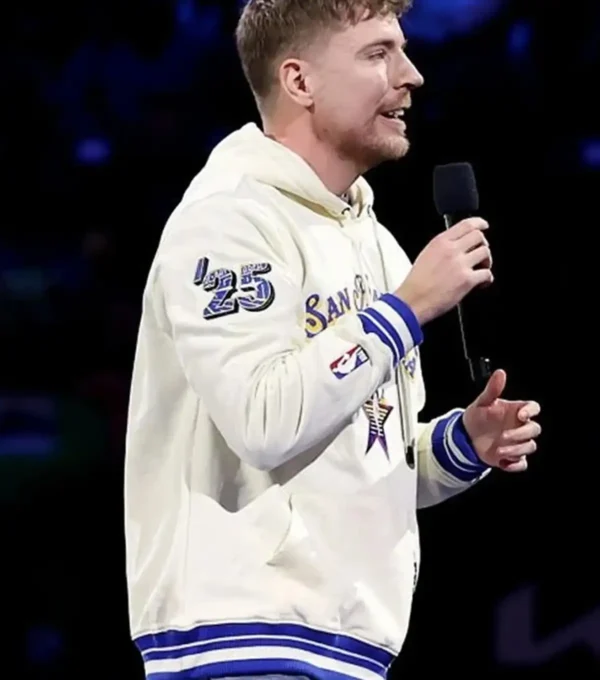 MrBeast 74th NBA All-Star Game 2025 Hoodie Side Look