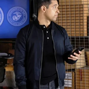 NCIS S22 Nick Torres Blue Bomber Jacket