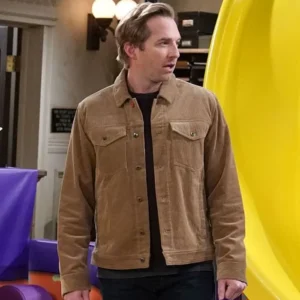 Night Court S03 Ryan Hansen Brown Corduroy Jacket
