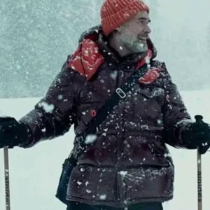 Nine Perfect Strangers S02 Murray Bartlett Puffer Jacket Side