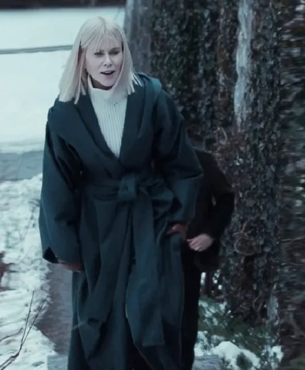 Nine Perfect Strangers S02 Nicole Kidman Hooded Coat Side