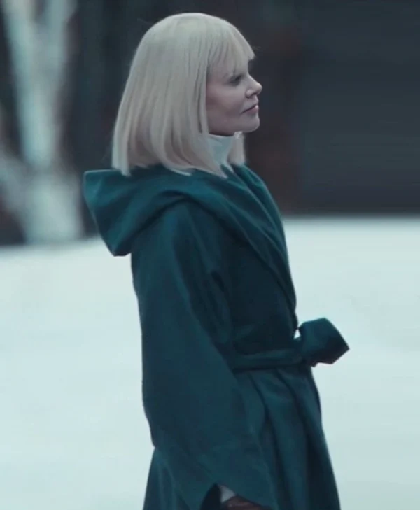 Nine Perfect Strangers S02 Nicole Kidman Green Hooded Coat