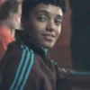 Nine Perfect Strangers S02 Wolfie Maroon Striped Track Jacket